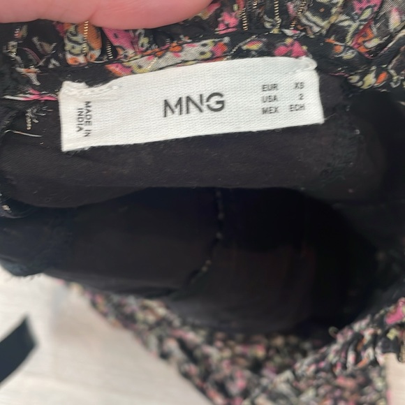 Mango Floral Mink Dress, MNG, Size XS - Picture 4 of 4